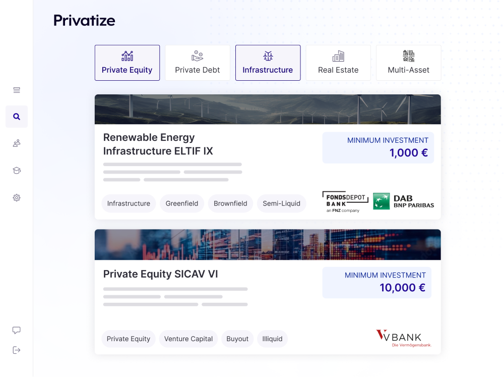 Funds selection